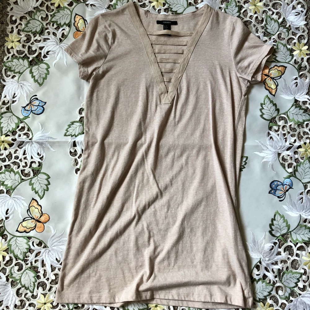 Forever 21 Tan Dress
